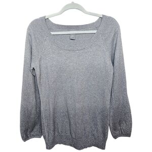 Ann Taylor sparkle hombre light knit sweater. Size L